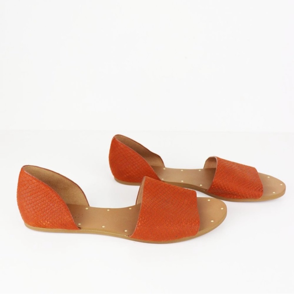 Madewell The Thea Sandal Embossed Soft Leather, size 8 - Picture 6 of 9